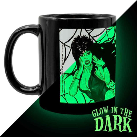 Elvira GLOW In Web Mug 11oz