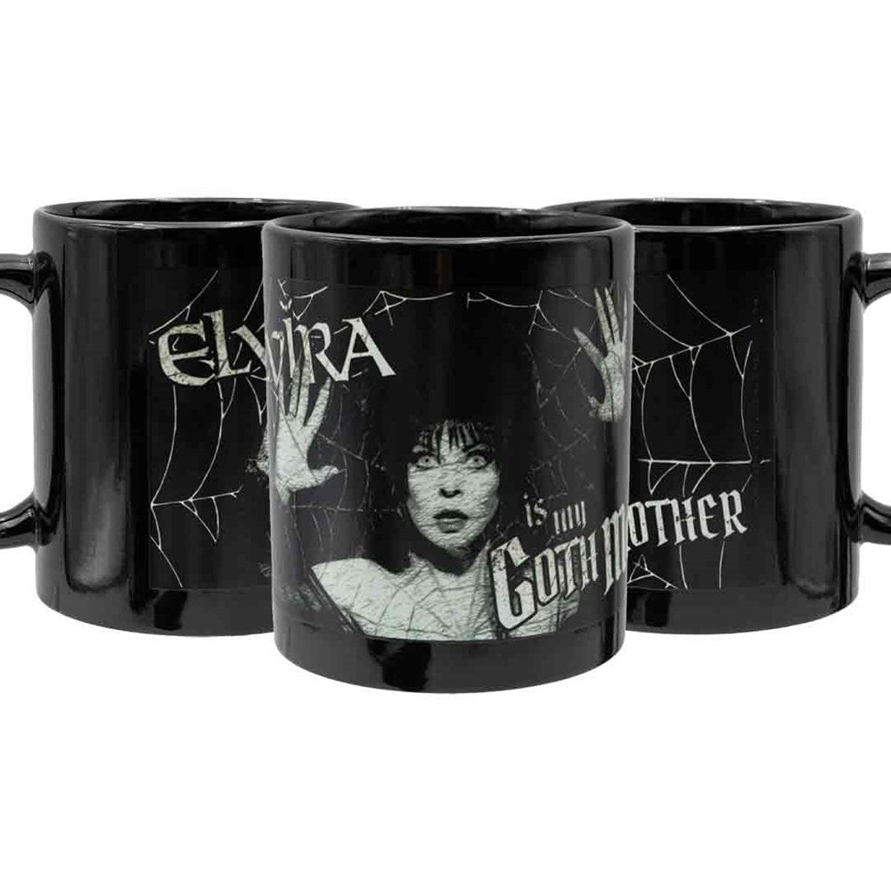 Elvira GLOW Gothmother Mug 11oz