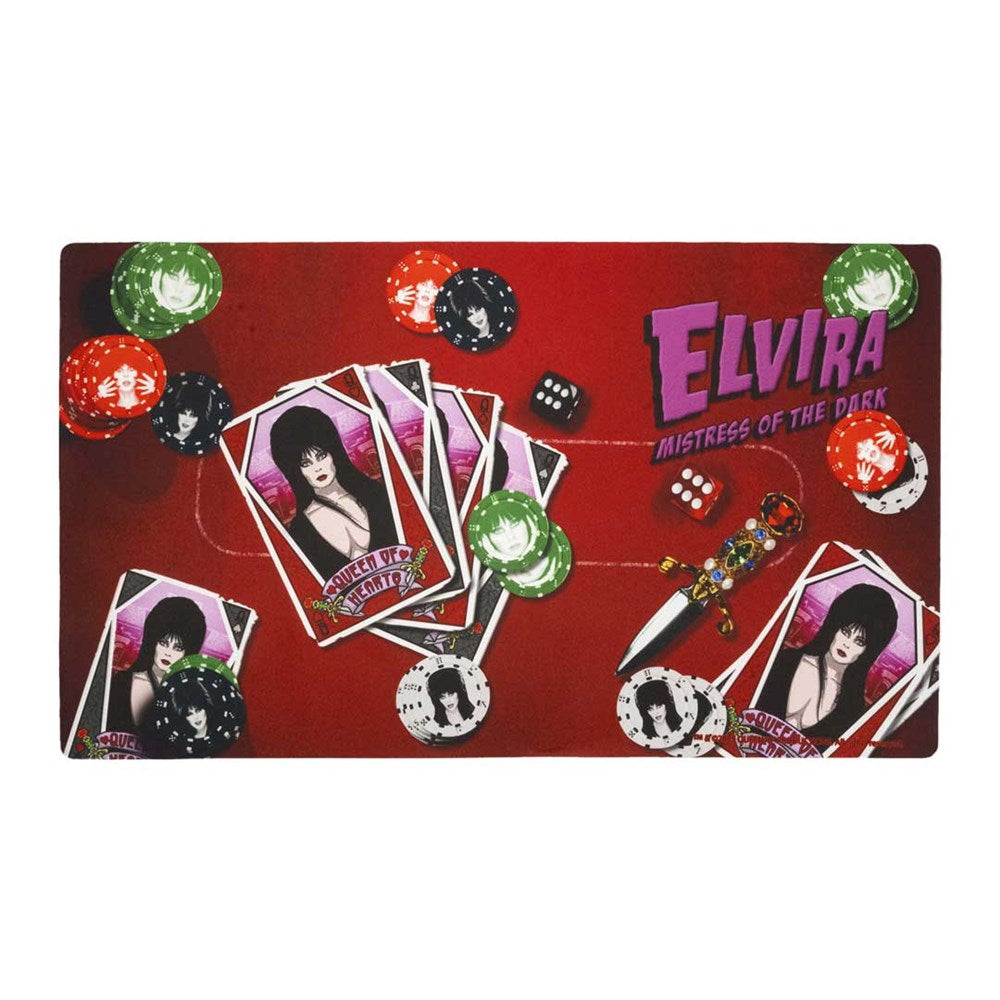 Elvira Queen Of Hearts Gaming Mat