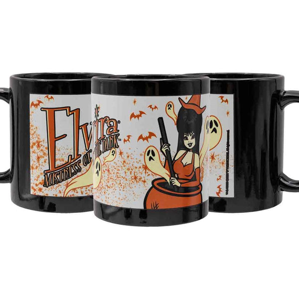 Elvira GLOW Vintage Witch Mug 11oz