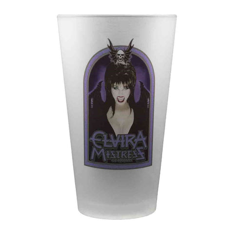 Elvira Princess Of Darkness Frosted Pint Glass