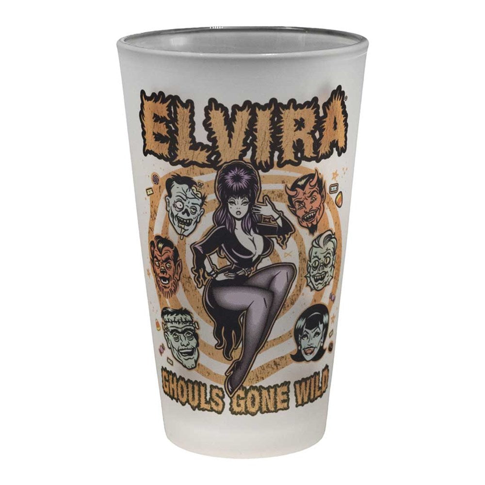Elvira Ghouls Gone Wild Frosted Pint Glass