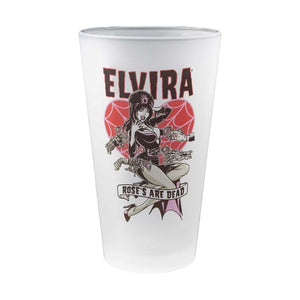 Elvira Roses Are Dead Frosted Pint Glass