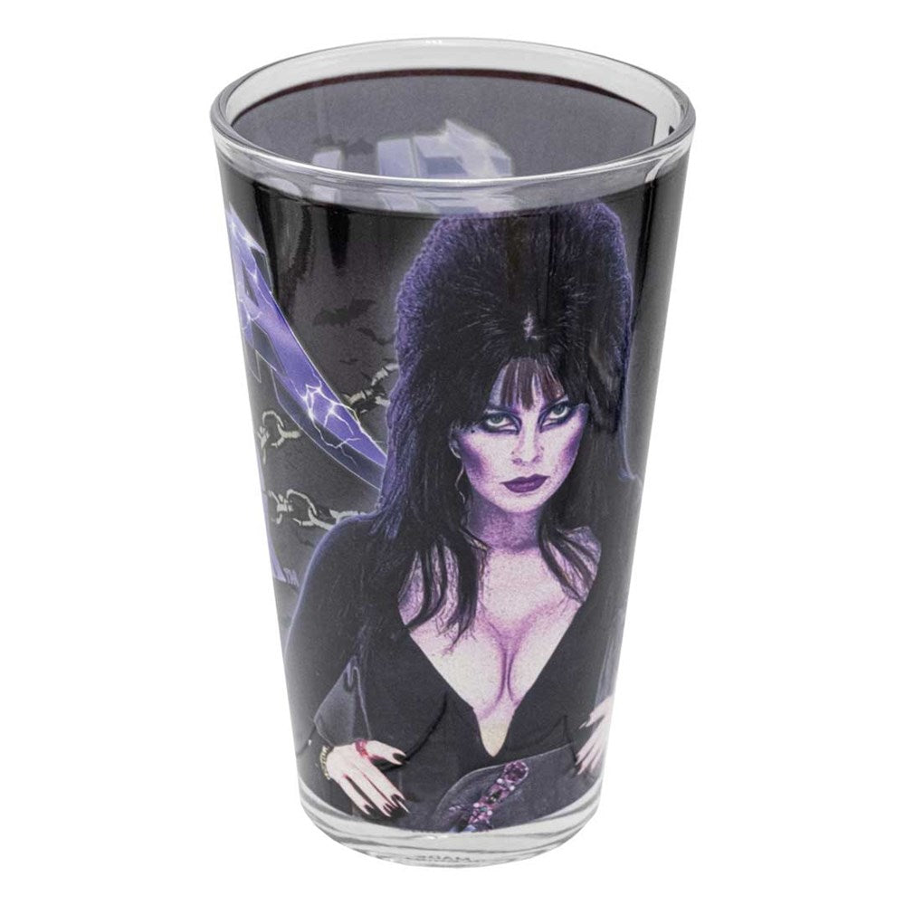 Elvira Ride The Bats Wrap Pint Glass