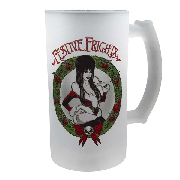 Elvira Festive Frights Stein Mug