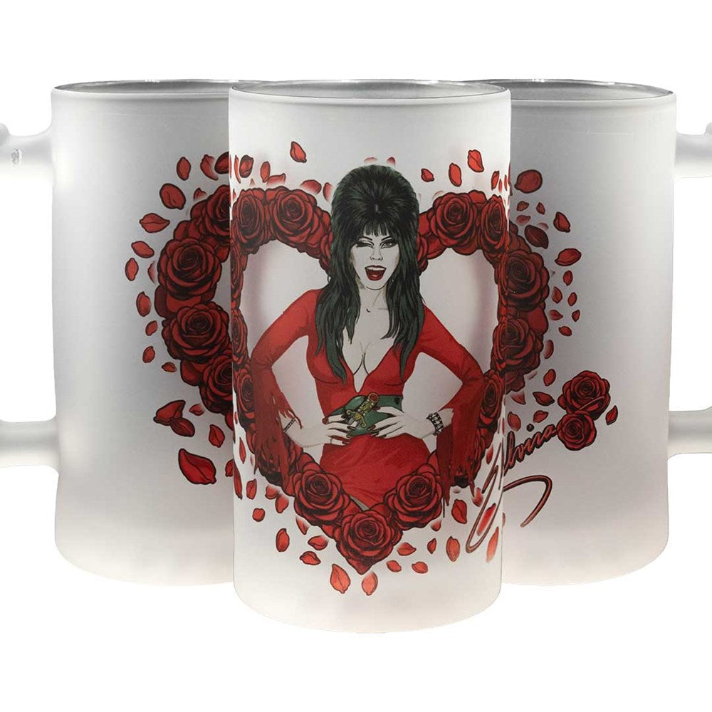 Elvira Red Heart Love Stein Mug