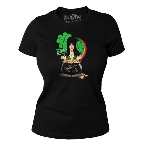 Elvira Pot O' Gold Womens Tee