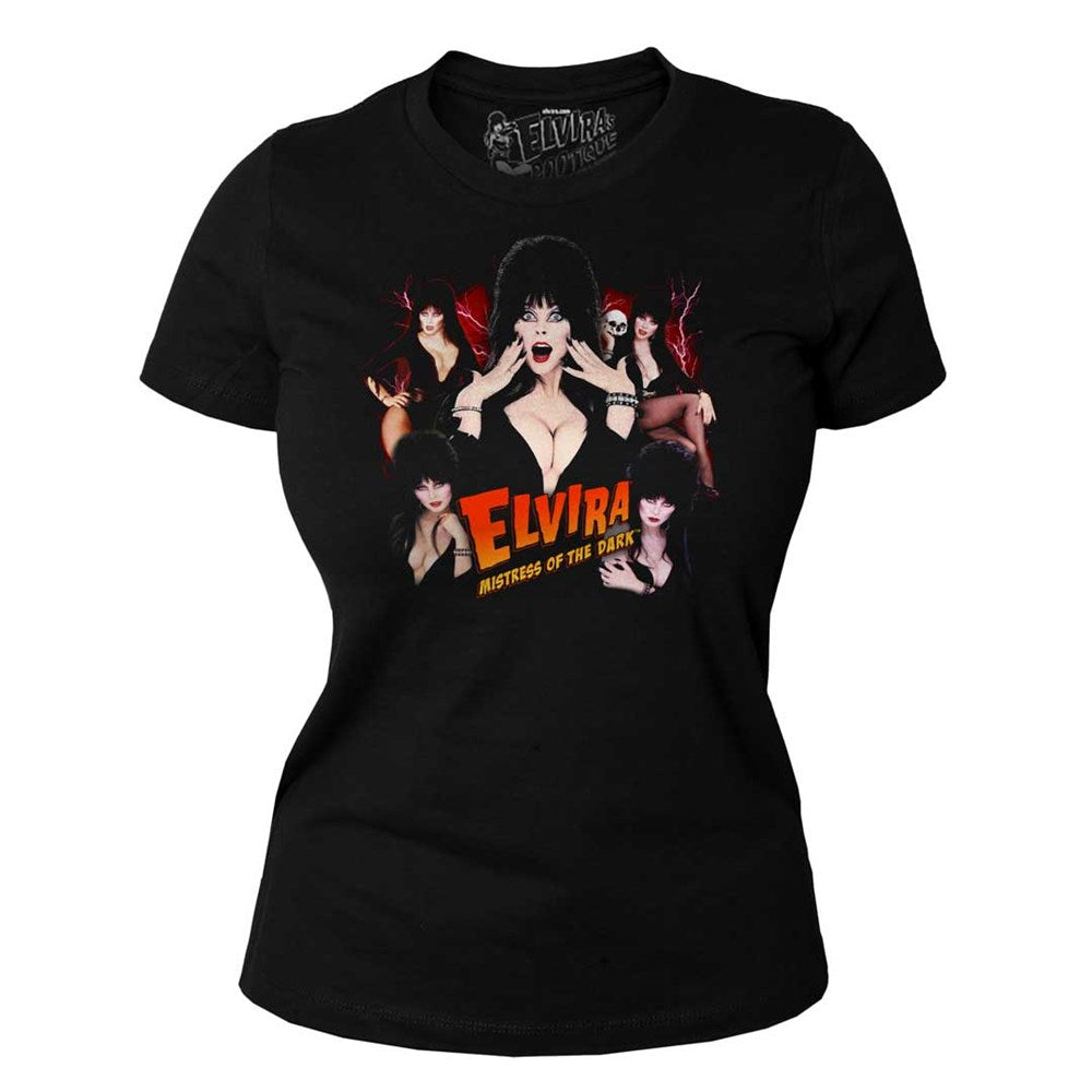 Elvira Red Collage Women's Tee