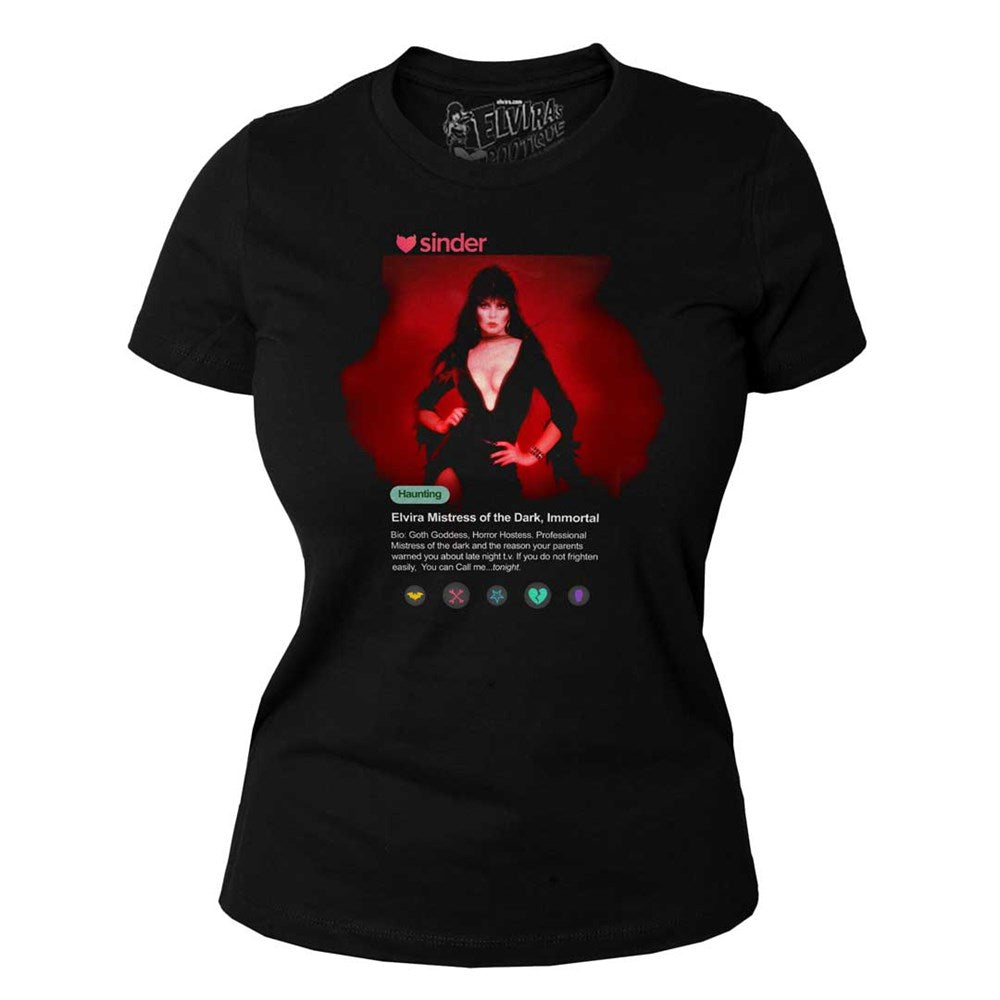 Elvira Sinder Red Womens Tee