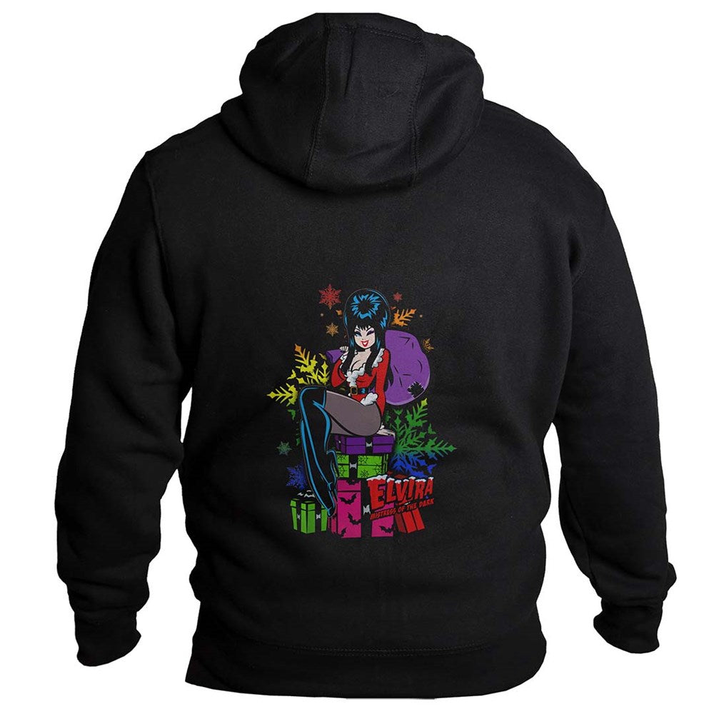 Elvira Viva Santa Sack Mens Hoodie