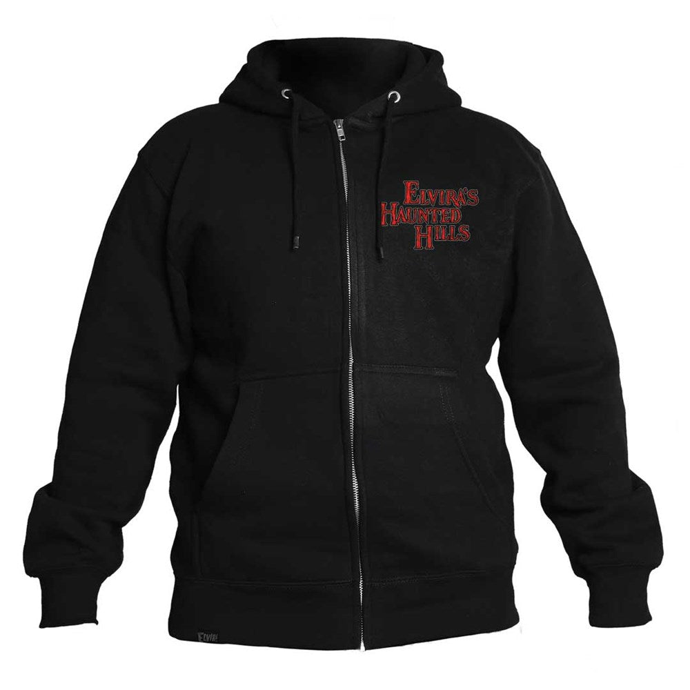 Elvira Haunted Hills Cover Mens Hoodie