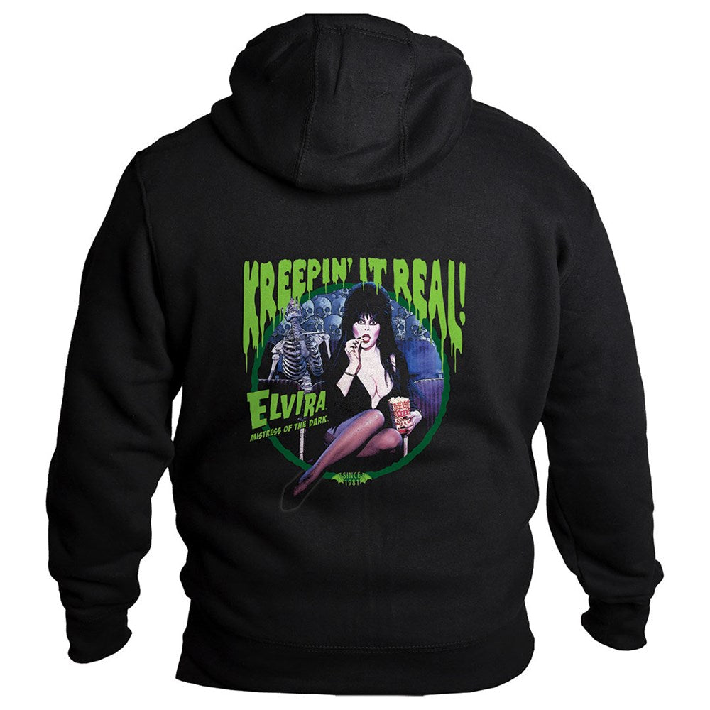 Elvira Kreepin it Real Mens Hoodie