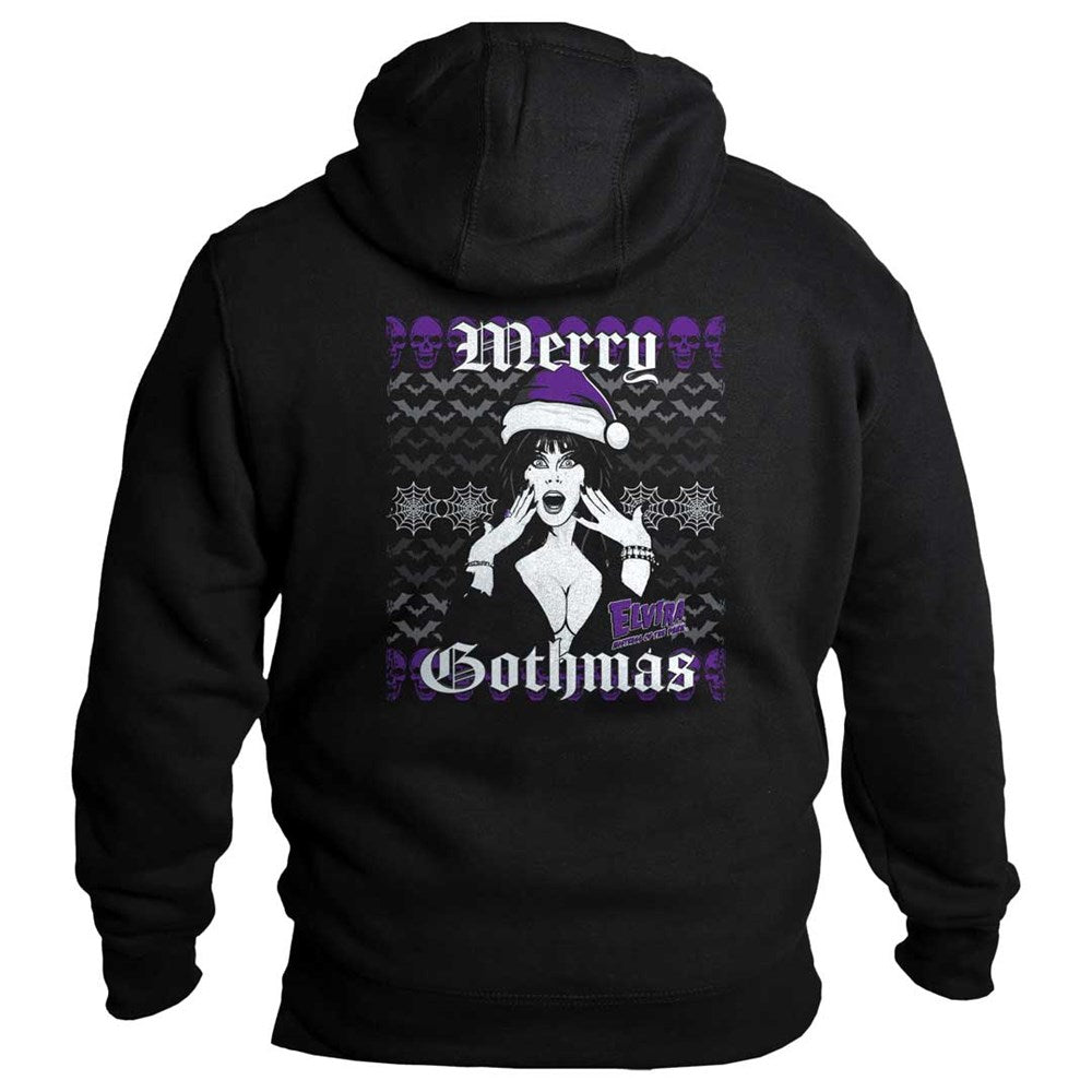 Elvira Merry Gothmas Mens Hoodie