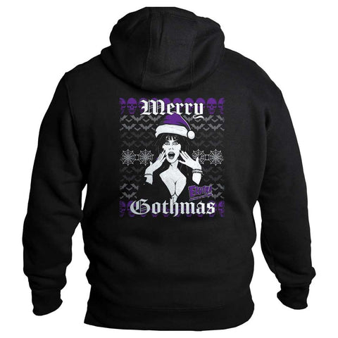 Elvira Merry Gothmas Mens Hoodie