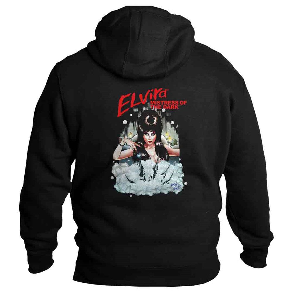 Elvira Nightmare Bath Mens Hoodie