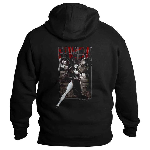 Elvira Psycho Comic Mens Hoodie