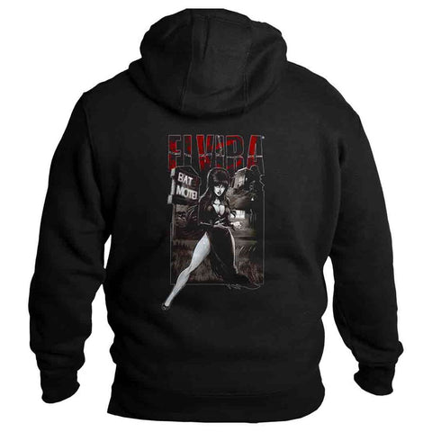 Elvira Psycho Comic Mens Hoodie