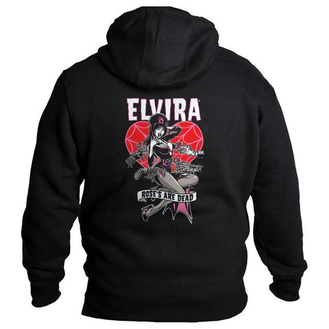 Elvira Roses Are Dead Mens Hoodie