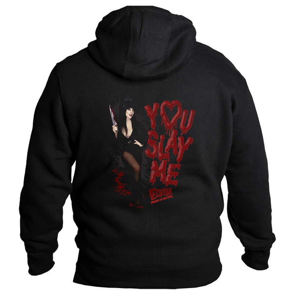 Elvira Slay Me Mens Hoodie