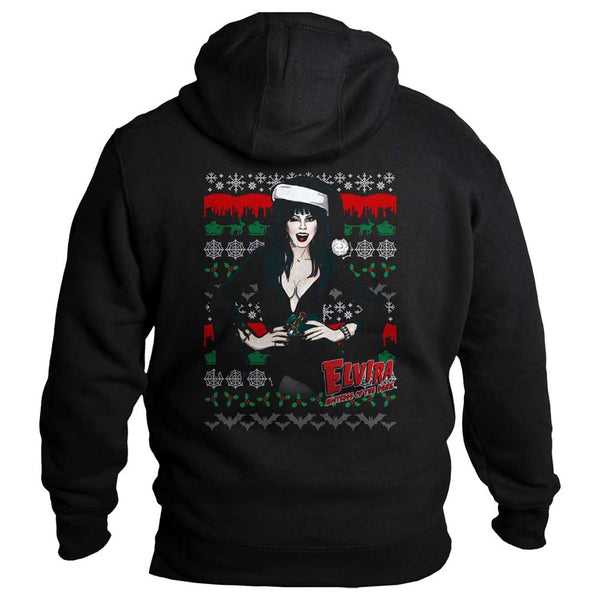 Elvira Wink Xmas Sweater Mens Hoodie