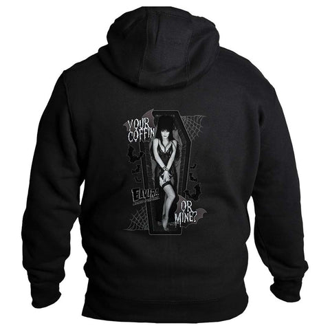 Elvira Your Coffin or Mine Mens Hoodie