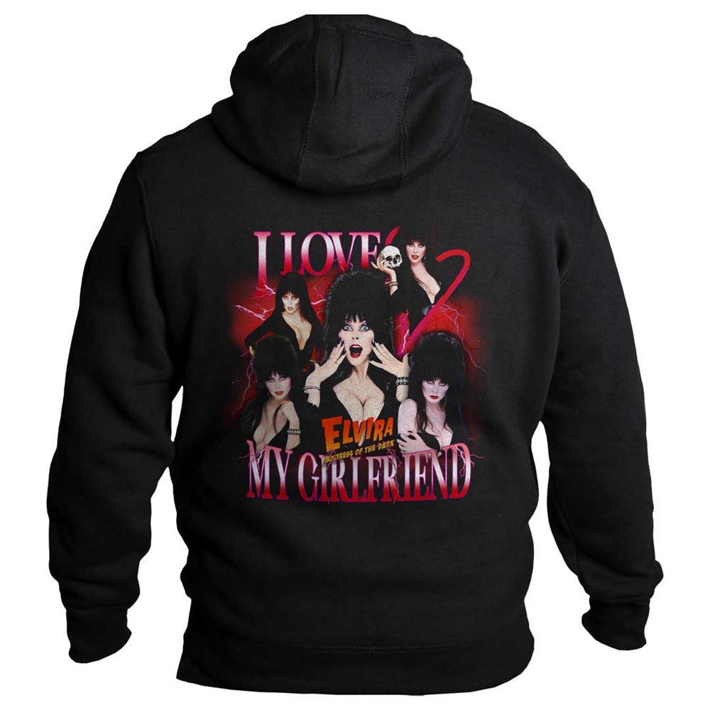 Elvira I Love My Girlfriend Mens Hoodie