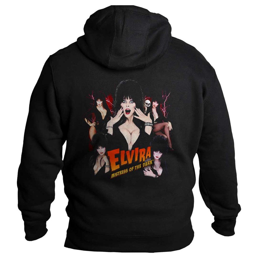 Elvira Red Collage Men's Hoodie
