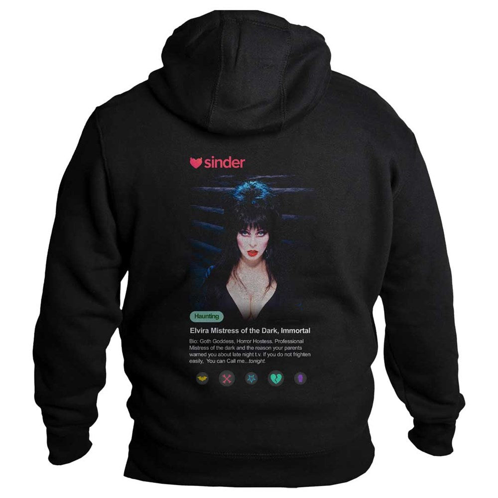Elvira Sinder Blue Mens Hoodie