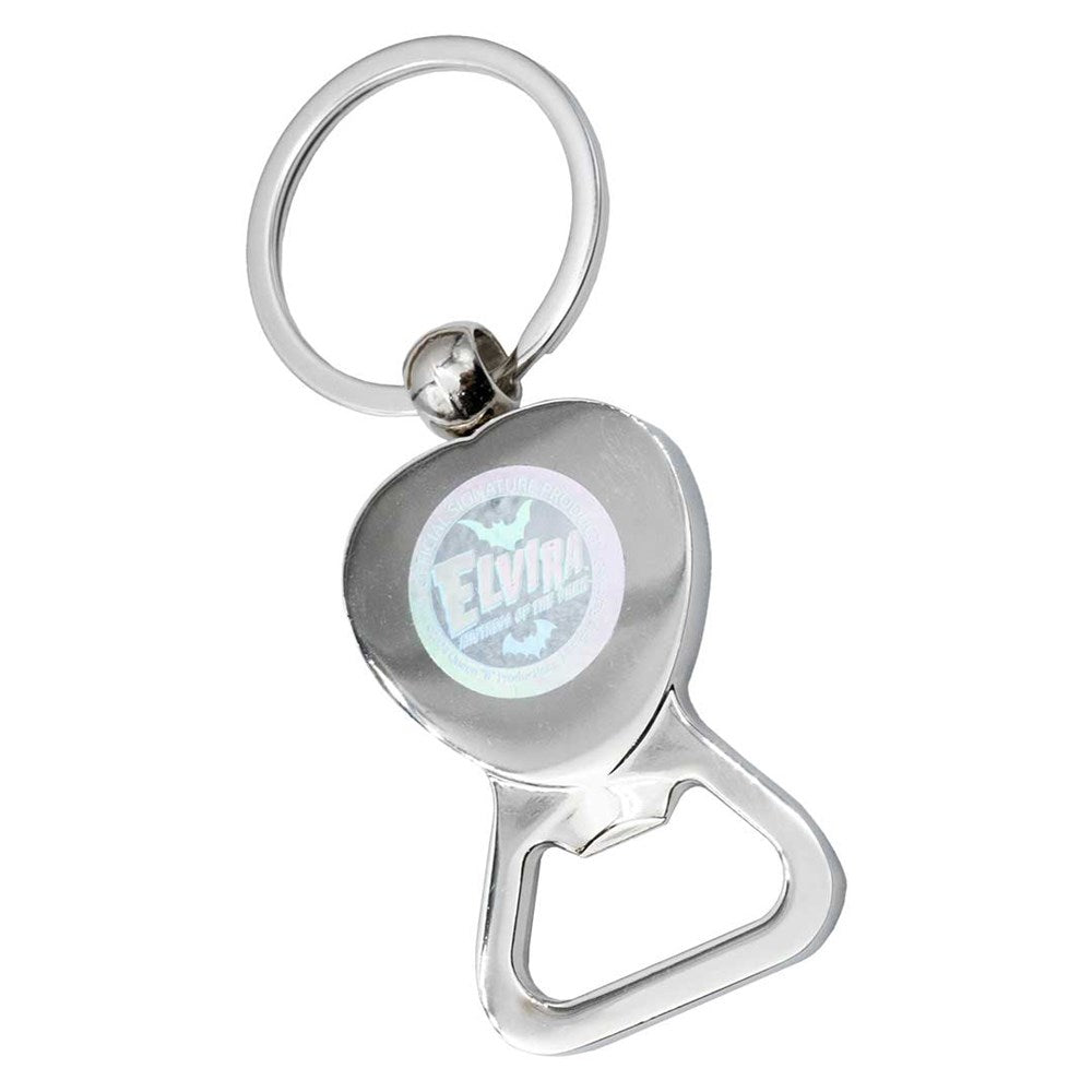 Elvira Heart Pink Smile Heart Bottle Opener Keychain