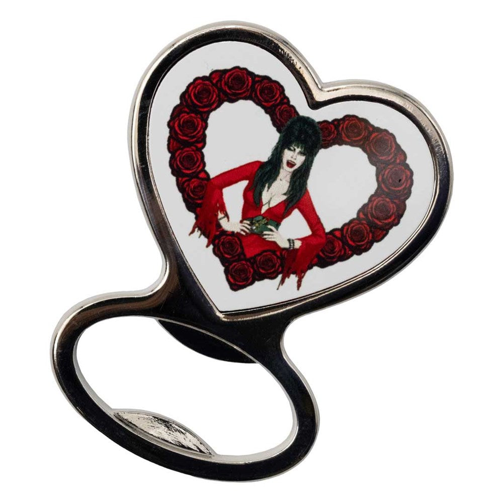 Elvira Red Heart Love Magnetic Heart Bottle Opener