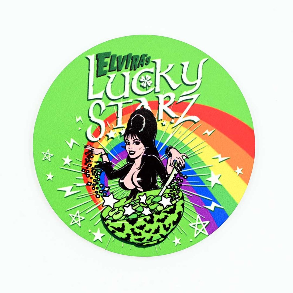 Elvira Lucky Starz Round Magnet