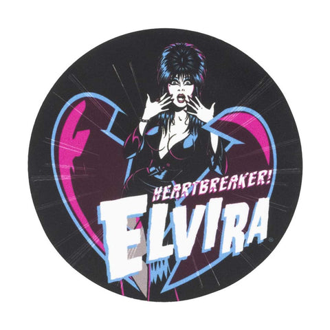 Elvira Heartbreaker Pink Round Magnet