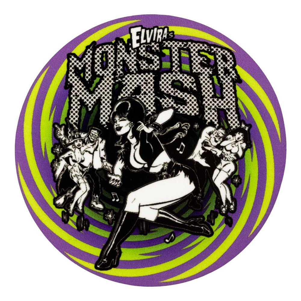 Elvira Monster Mash Round Magnet