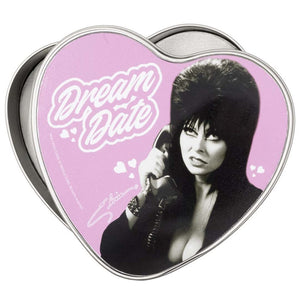 Elvira Dream Date Heart Shaped Metal Tin