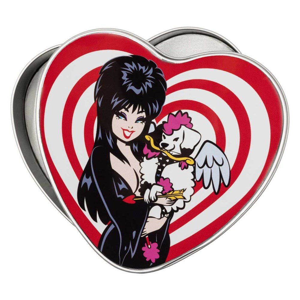 Elvira Viva Gonk Cherub Heart Shaped Metal Tin