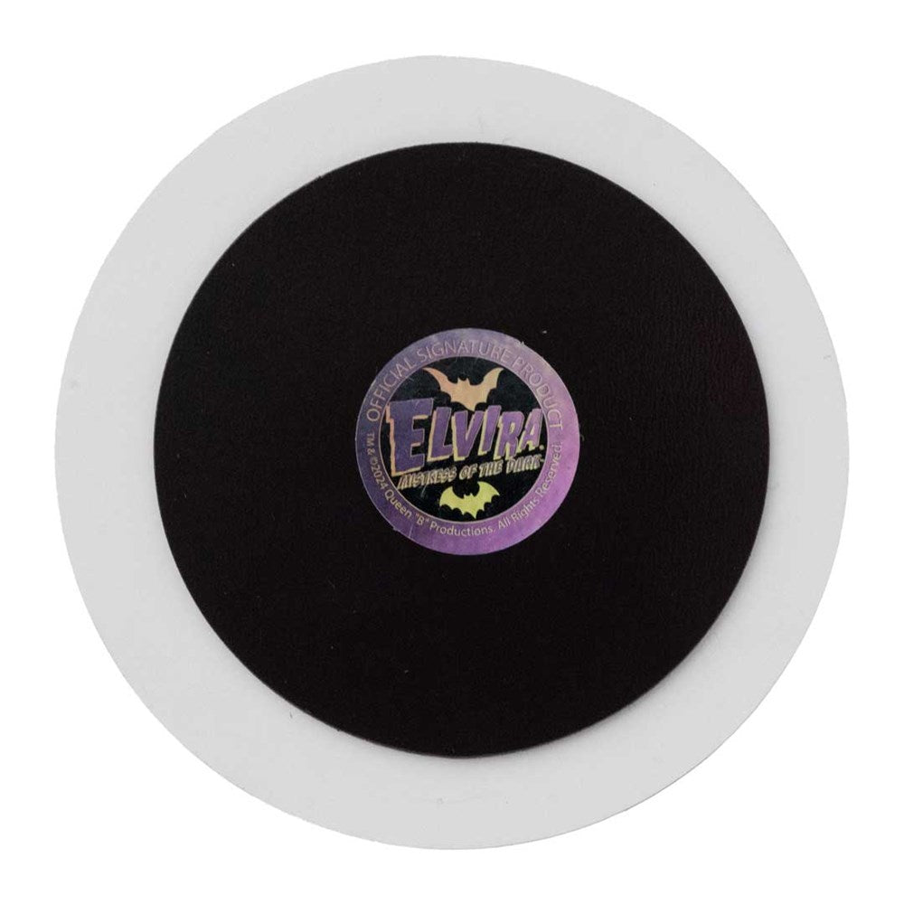 Elvira Xmas Comic Witch Round Magnet