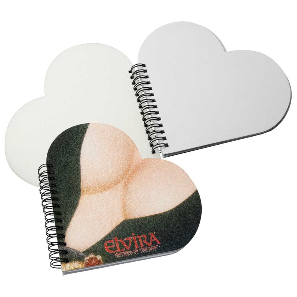 Elvira Chest Logo Heart Notebook