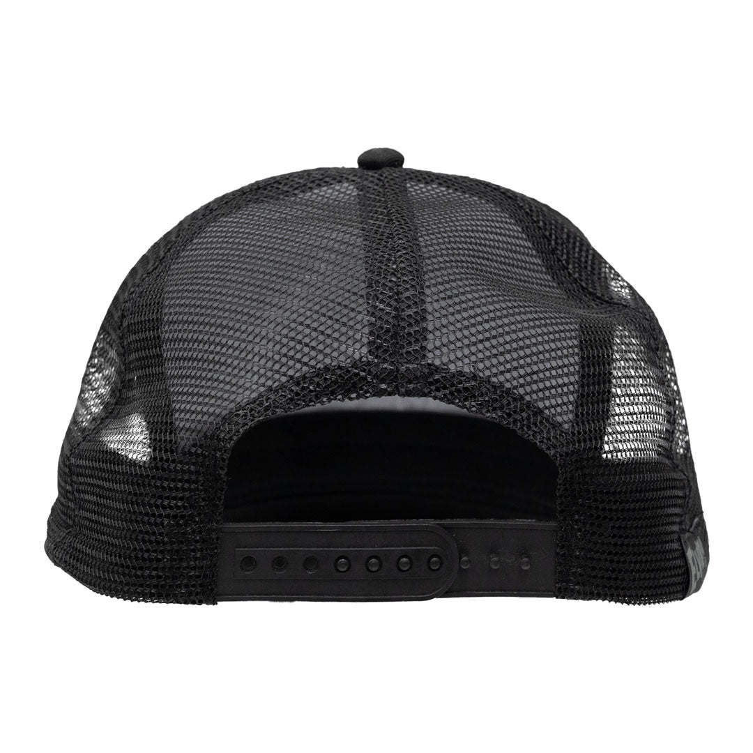 Elvira Fiend Text Black Trucker Hat