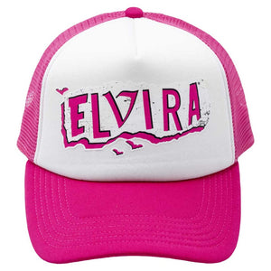 Elvira Pop Art Text Pink Trucker Hat