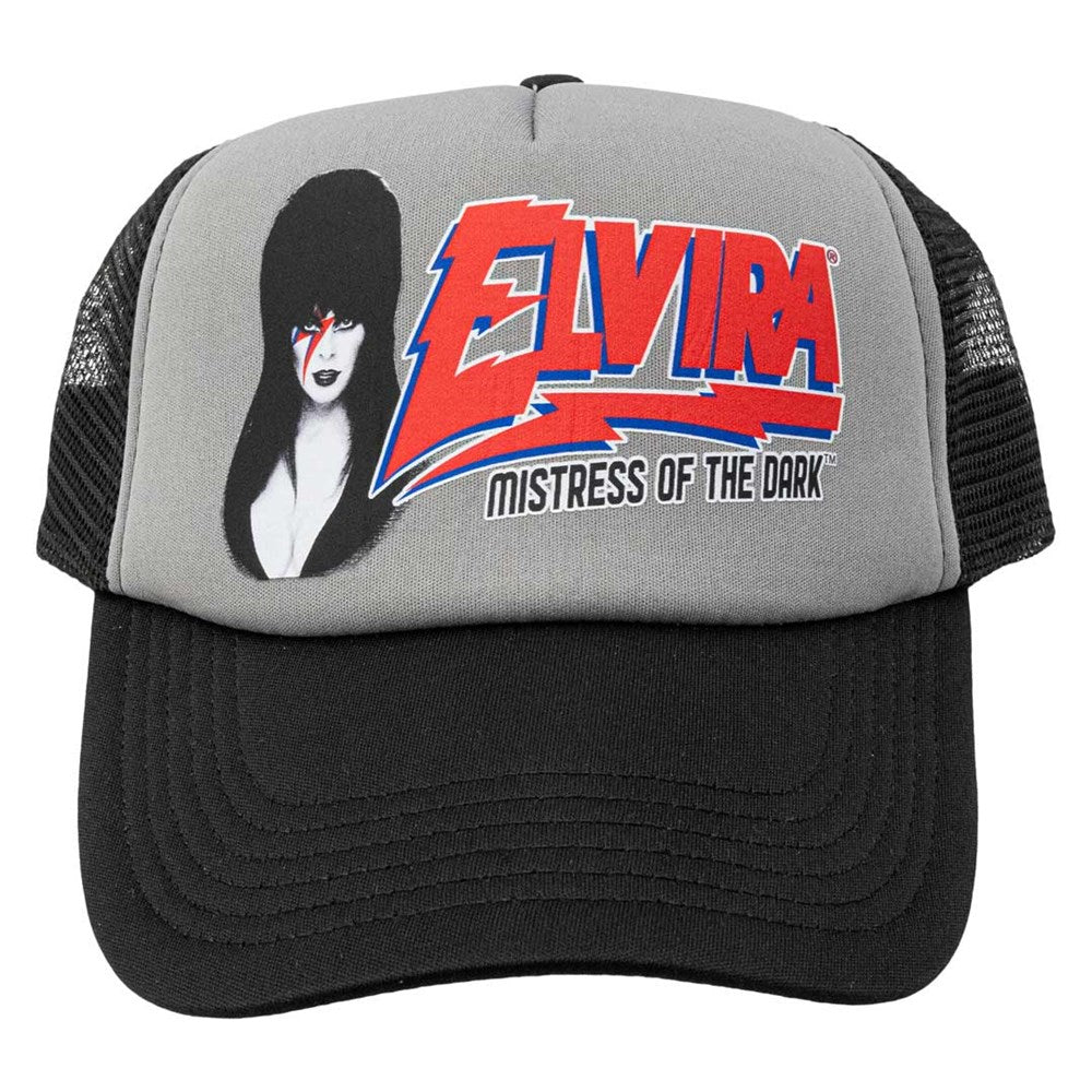 Elvira Bowie Bolt Grey Trucker Hat