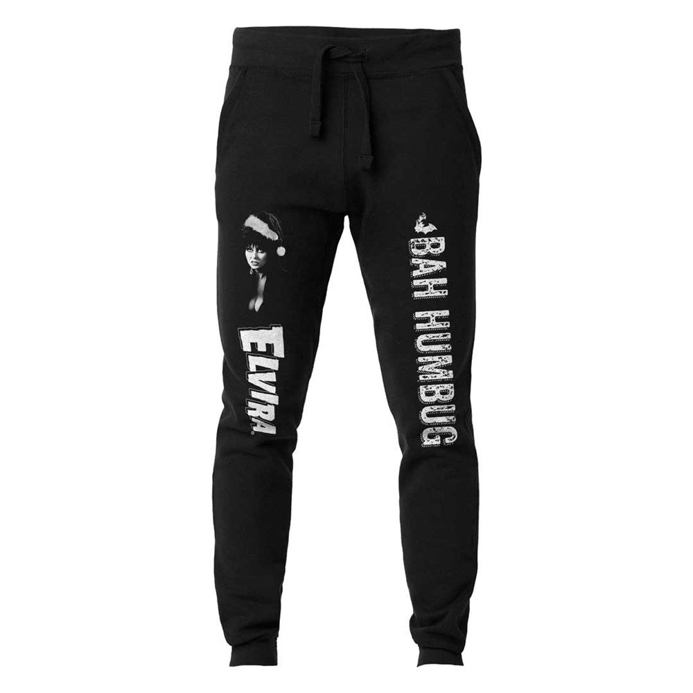 Elvira Bah Humbug Mens Black Joggers