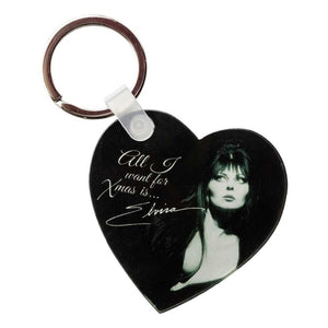 Elvira All I Want Xmas Elvira Acrylic Heart Keychain – Elviras