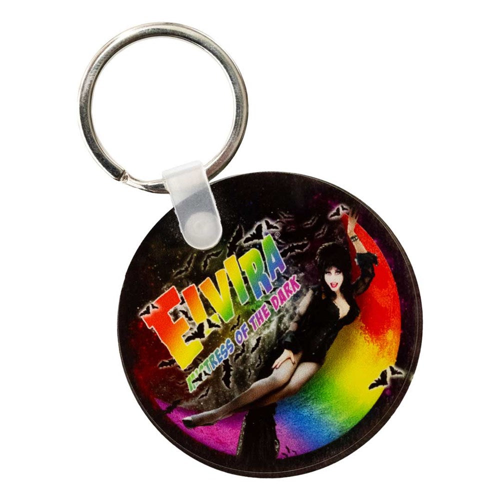 Elvira Let Pride Shine Acrylic Round Keychain