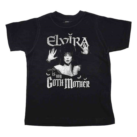 Elvira Is My Gothmother Toddler Black T-shirt