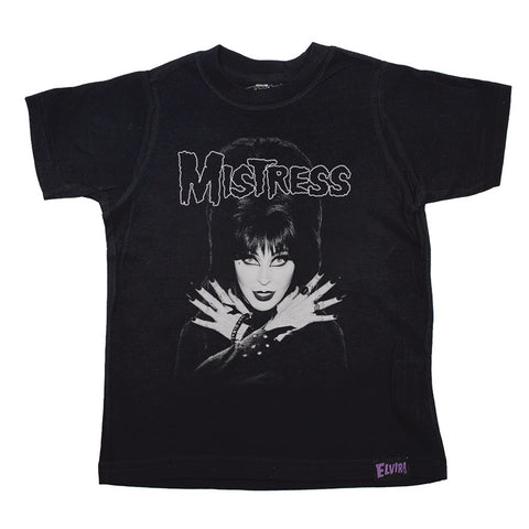 Elvira Mistress Fiend Toddler Black Tshirt