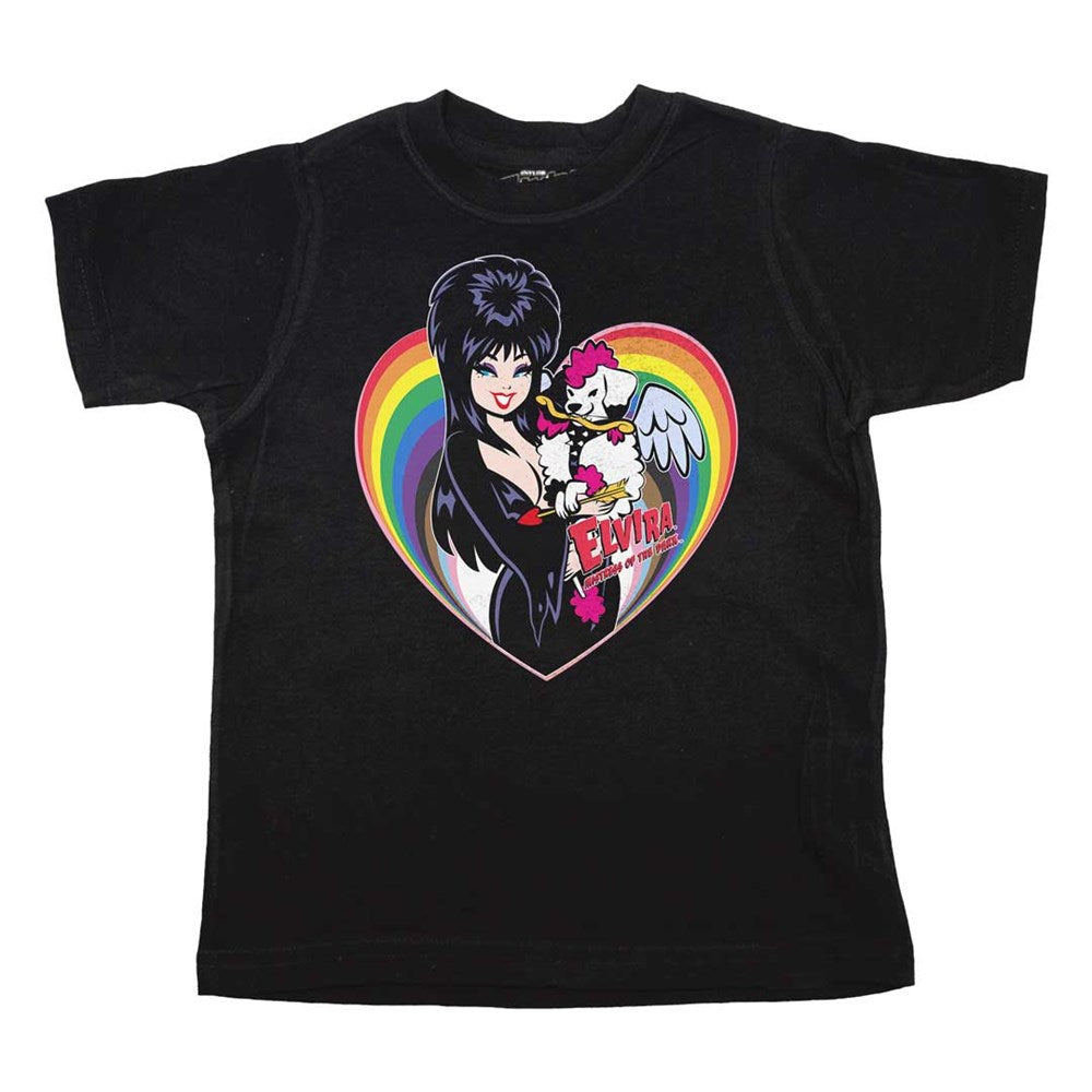 Elvira Gonk Cupid Pride Black Toddler T-shirt