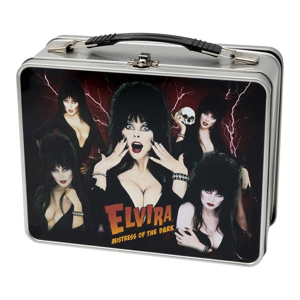 Elvira Collage Red Lunch Box