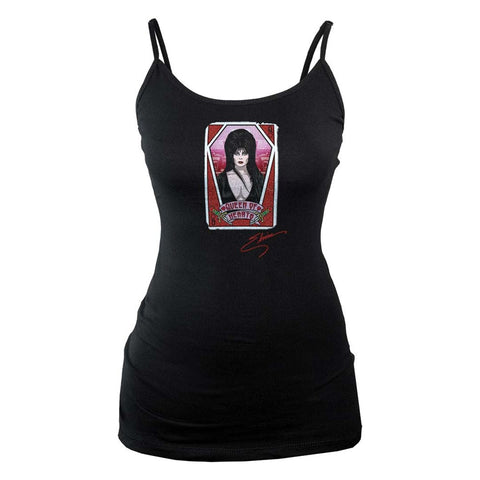 Elvira Queen Of Hearts Long Cami Top