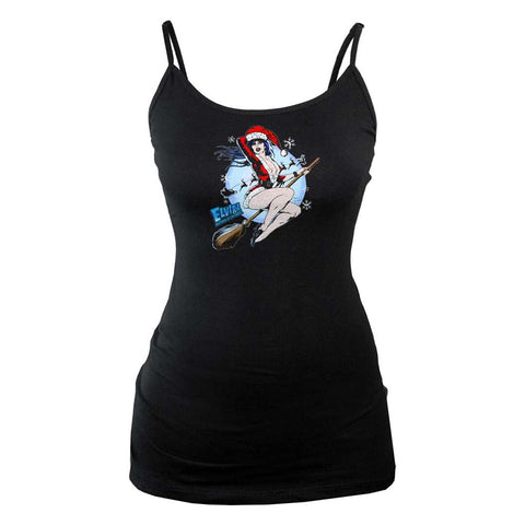 Elvira Xmas Comic Witch Long Cami Top
