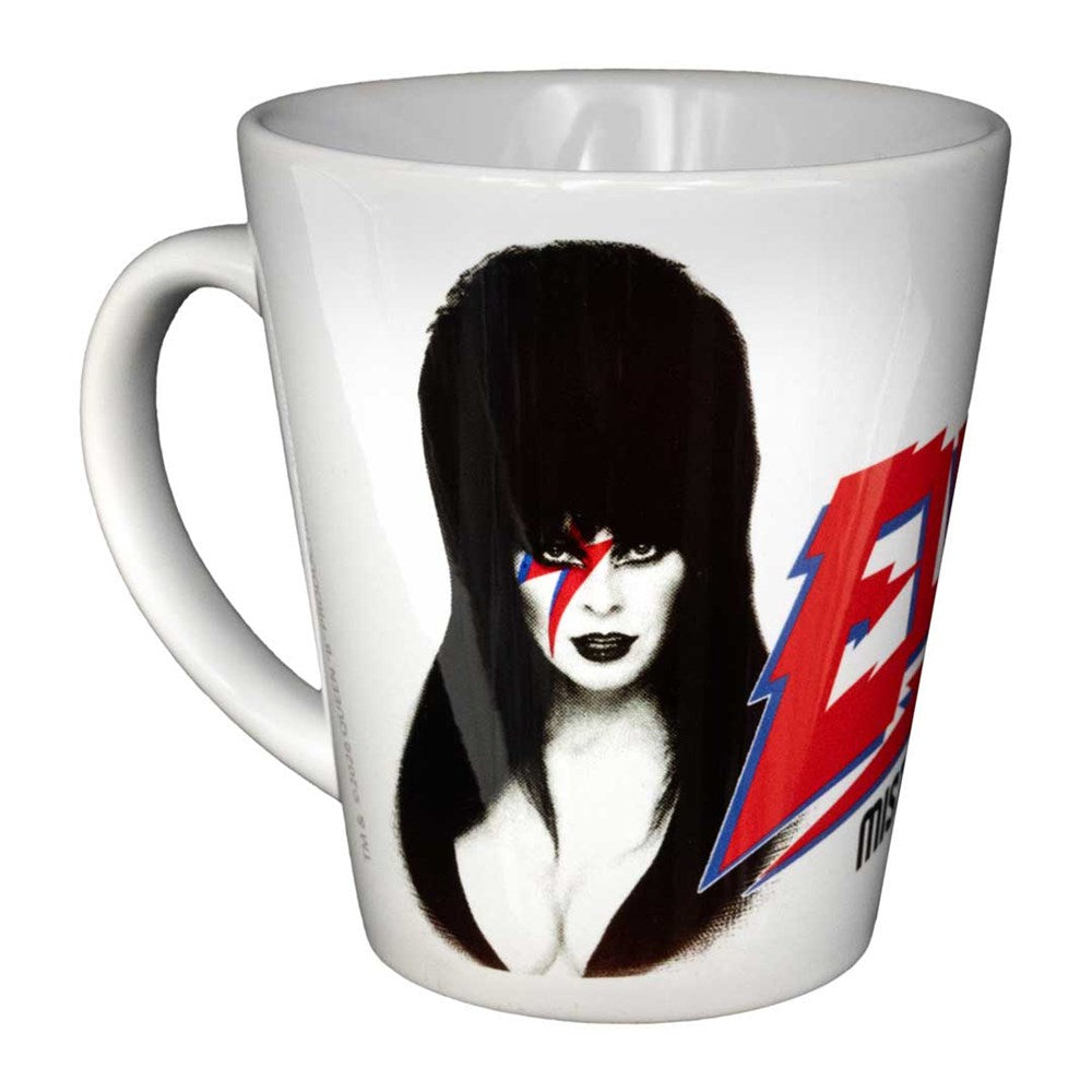 Elvira Bowie Bolt 12oz Latte Mug